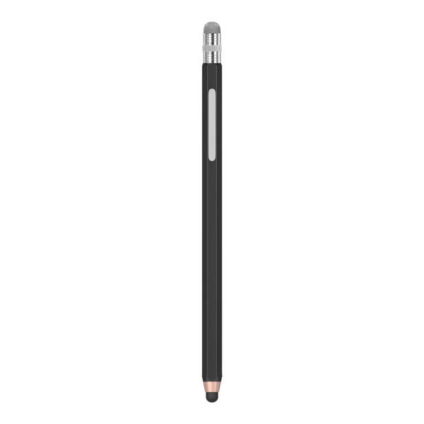 オウルテック 子供のタブレットPC学習に最適なエンピツ型タッチペン ロングタイプ ブラック OWL-TPSE08-BK 1個