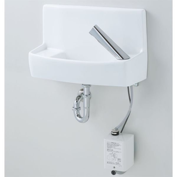 LIXIL 壁付手洗器（自動水栓・アクエナジー/泡沫式・水石けん付） L-A74TM2A/BW1 1個（直送品）