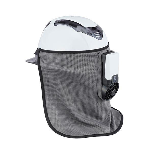 TOYO ヘルメット取り付け式送風機　WIND Ⅳ  防暑タレ　2点セット❗️ Amazon.co.jp: TOYO トーヨーセフティー ヘルメット取付式送風機