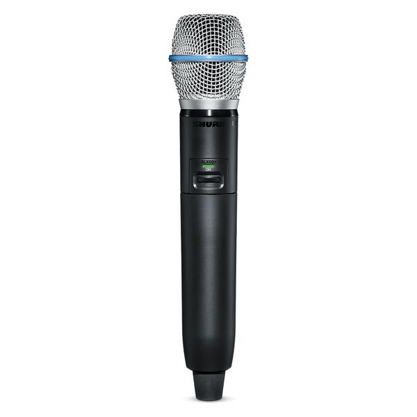 SHURE GLX-D2+ハンドヘルド型送信機 BETA87Aマイクヘッド GLXD2+/B87A