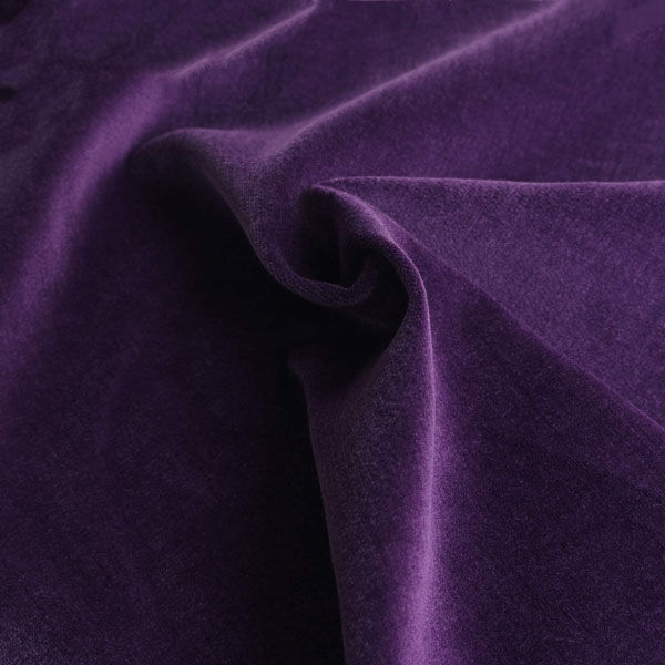 NBK 別珍 ベッチン 綿ビロード 全7色 巾90cm×4m切売カット 紫 EBI9900-25-4M（直送品）