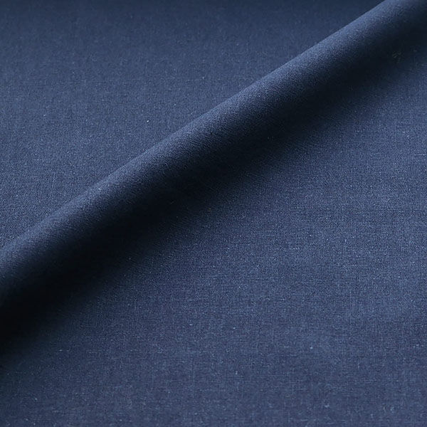 日本紐釦貿易 綿麻キャンバス ネイビー 2mカット HCL6001-E-2M　巾約110cm×2mカット（直送品）