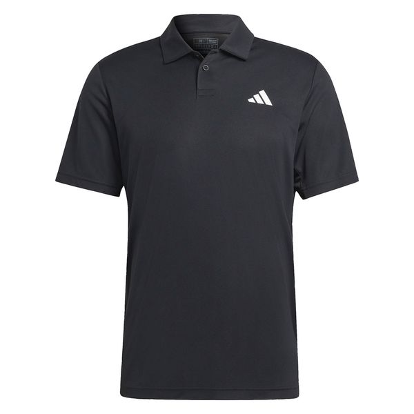 adidas(アディダス) テニスウェア 半袖シャツ クラブ テニス ポロシャツ J/XL ｂｌａｃｋ MLE69 1着（直送品）