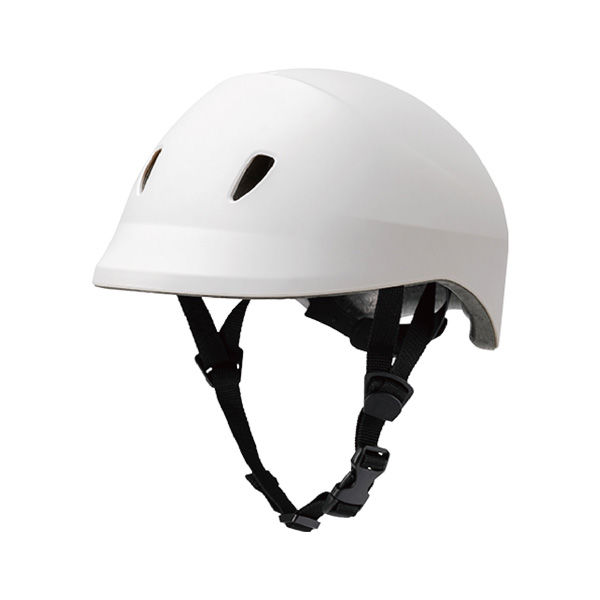 シナジーインターナショナル 自転車用ヘルメット　ドルフィン　Ｓ／Ｍ　ホワイト 6300039007 1個（直送品）