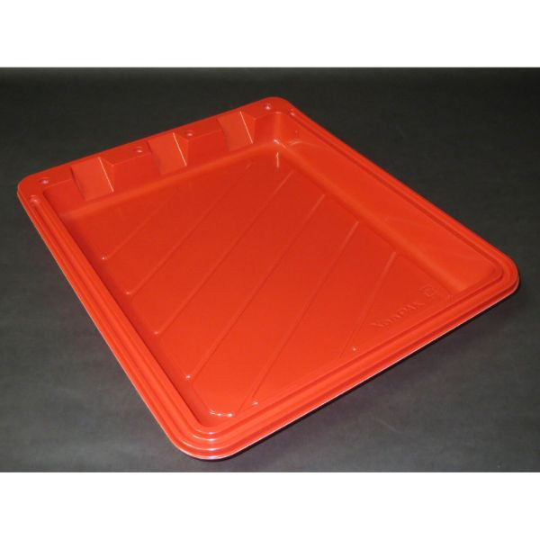 オードブル容器 グルメバット本体 赤 250枚(25枚×10) 00192713 1ケース(250枚入(25枚×10袋))（直送品）