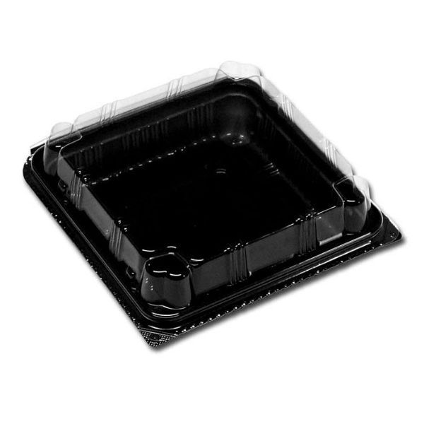 デンカポリマー サンドイッチ用フードパック OPSW12-12(50) 黒　1000枚(50枚×20) 00459860（直送品）