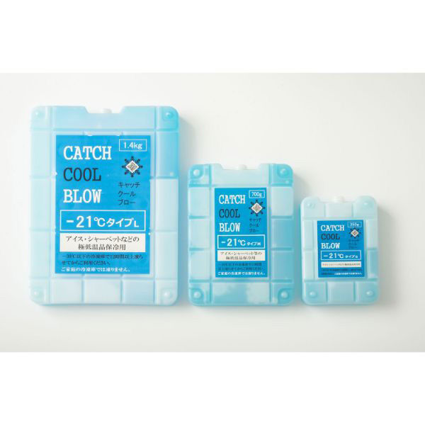 保冷剤 キャッチクールブロー M ブルー(温度帯：-21℃)　20枚 00648484　トライ・カンパニー（直送品）