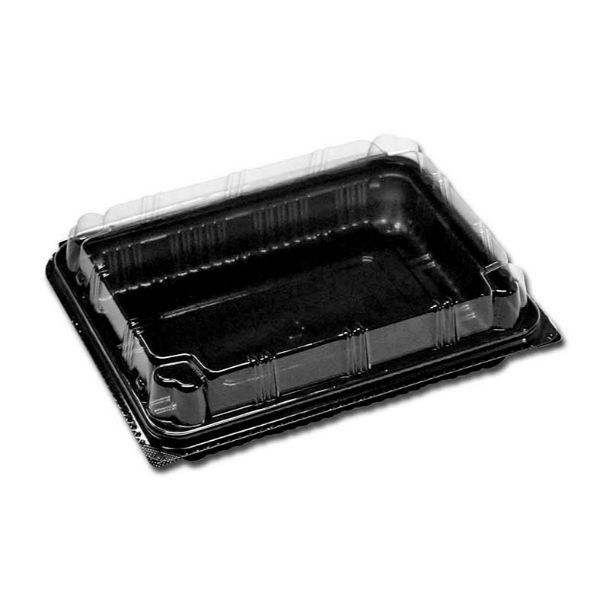デンカポリマー サンドイッチ用フードパック OPSW16-12(40) 黒　800枚(50枚×16) 00655021（直送品）