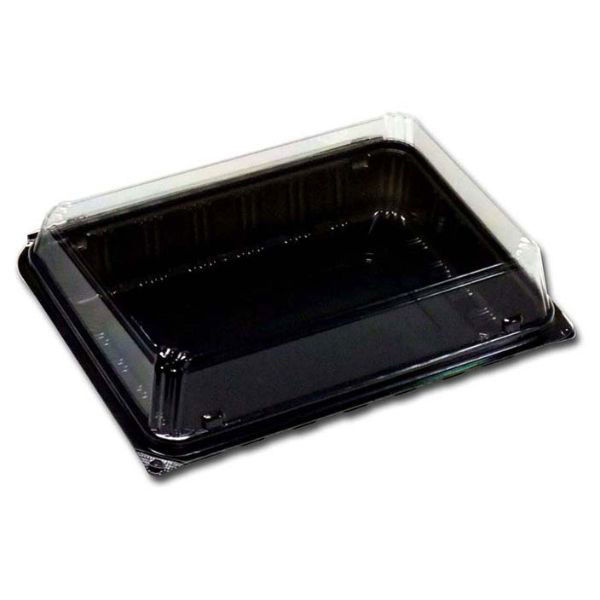 デンカポリマー サンドイッチ用フードパック OPSK17-12(45) 黒　600枚(50枚×12) 00710668（直送品）