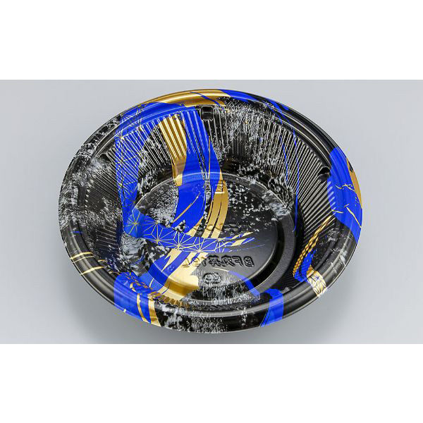 どんぶり容器　BF丸丼19L　陶輪青本体　600枚(50枚×12) 0145219044325　シーピー化成（直送品）