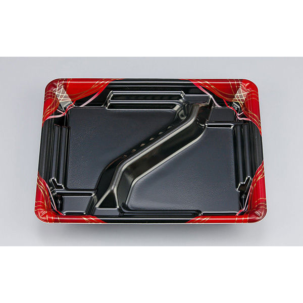 弁当容器 TN味来8S-2 あやな赤本体　600枚(50枚×12) 025080852A455　シーピー化成（直送品）