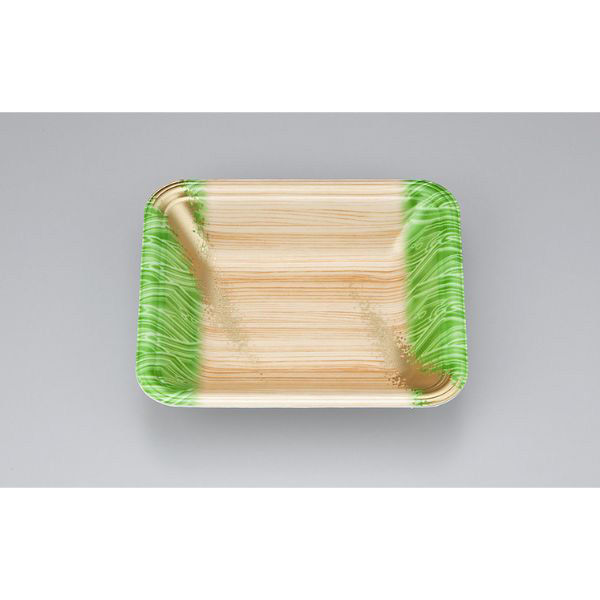 汎用トレー 新LF13-30 浜唄緑　2400枚(100枚×24) 0550613302340　シーピー化成（直送品）