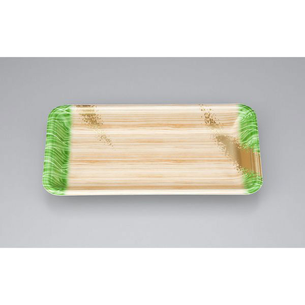 汎用トレー 新LQ13-25 浜唄緑　1500枚(100枚×15) 0551713252340　シーピー化成（直送品）