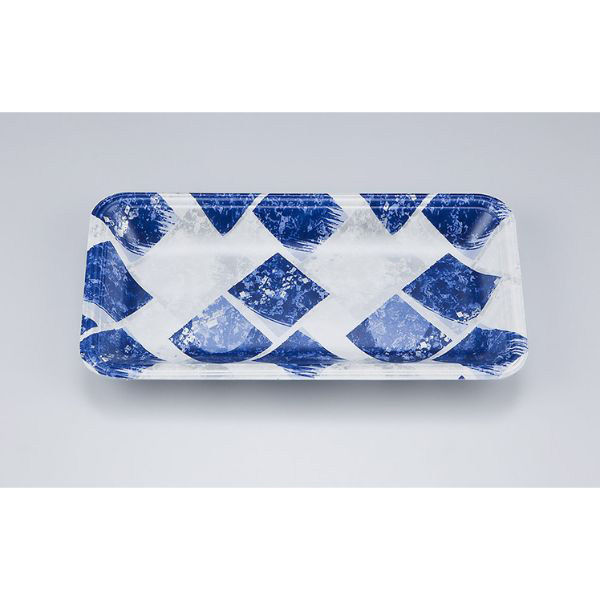 汎用トレー 新LQ13-25 氷角紺　1500枚(100枚×15) 0551713258490　シーピー化成（直送品）