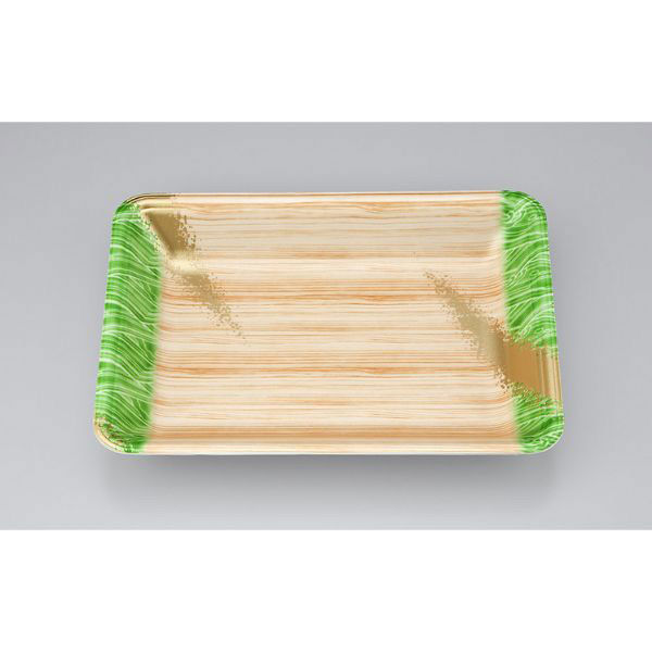 汎用トレー 新LQ18-33 浜唄緑　900枚(100枚×9) 0551718332340　シーピー化成（直送品）