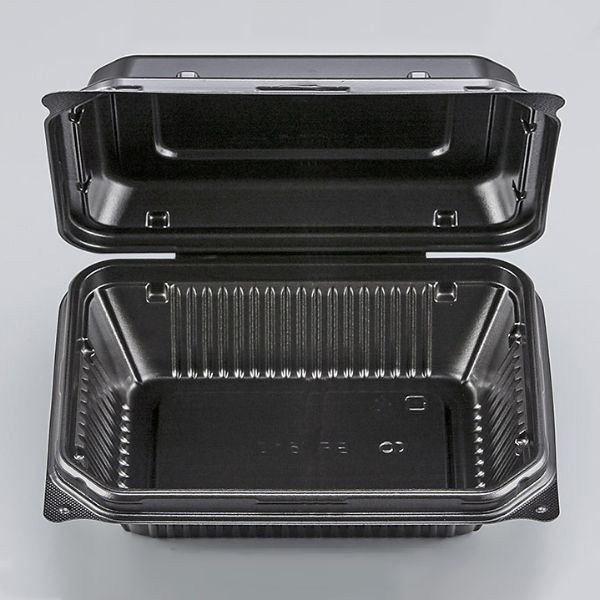 弁当容器　BF-610 黒　600枚(50枚×12) 0740610000520　シーピー化成（直送品）