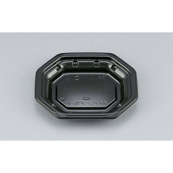 惣菜容器 BFデリハチ16-13 黒本体　1200枚(50枚×24) 0774161300525　シーピー化成（直送品）