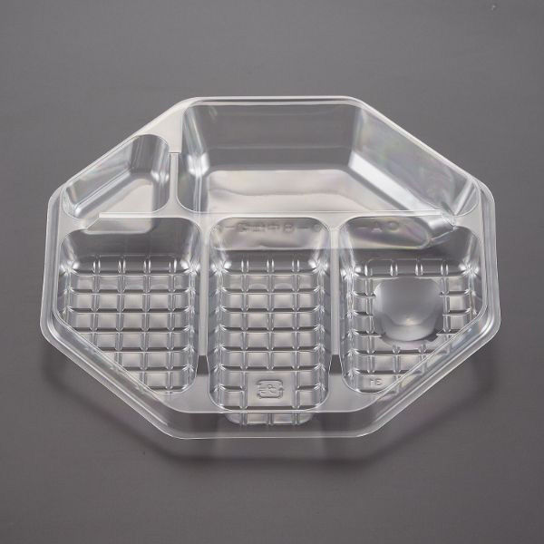 青葉紙業 透明容器 CA-190-8 中仕切 2 2400枚(50枚×48) 204832 1ケース(2400枚入(50枚×48袋))（直送品）