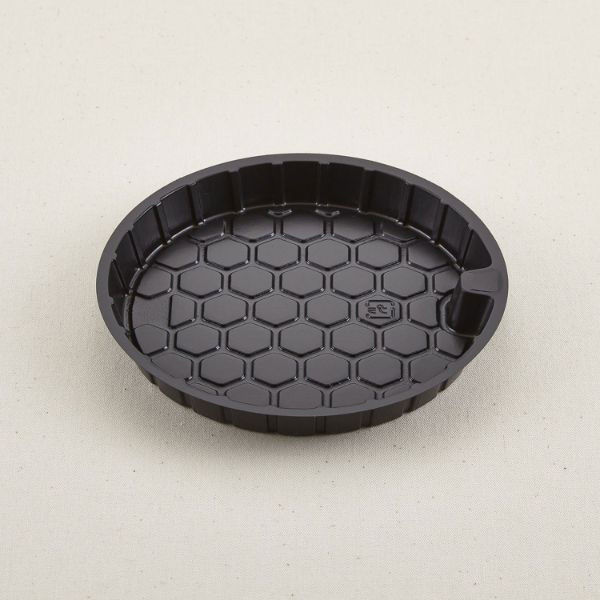 青葉紙業 丼・重容器 D-1(中皿)黒 500枚(50枚×10) 205182 1ケース(500枚入(50枚×10袋))（直送品）