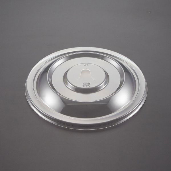 青葉紙業 どんぶり容器 D-1 透明蓋U字孔 500枚(50枚×10) 205186 1ケース(500枚入(50枚×10袋))（直送品）