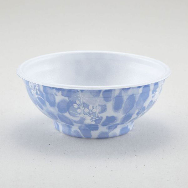 青葉紙業 どんぶり容器 D-22 はぎ 本体 600枚(50枚×12) 205294 1ケース(600枚入(50枚×12袋))（直送品）