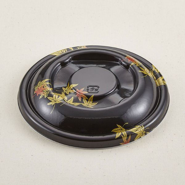 青葉紙業 どんぶり容器 D-2 蓋 もみじ 600枚(50枚×12) 205318 1ケース(600枚入(50枚×12袋))（直送品）