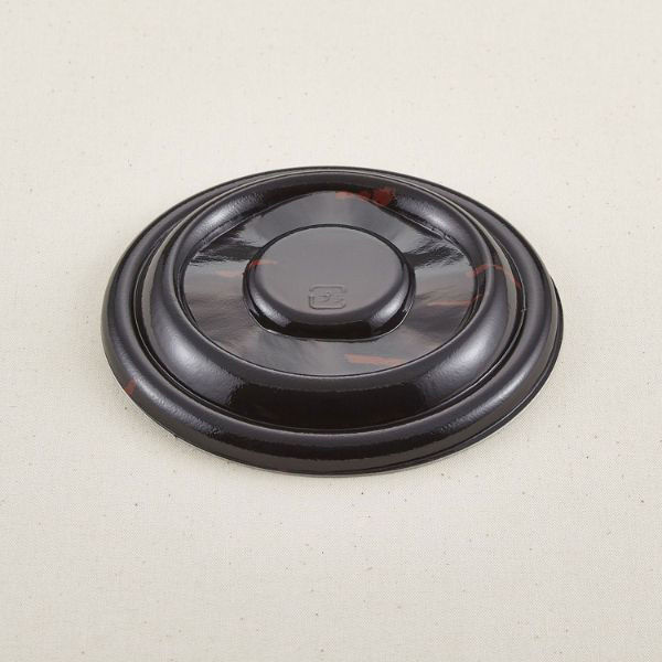 青葉紙業 どんぶり容器 D-5 うるし 共蓋 800枚(50枚×16) 205923 1ケース(800枚入(50枚×16袋))（直送品）