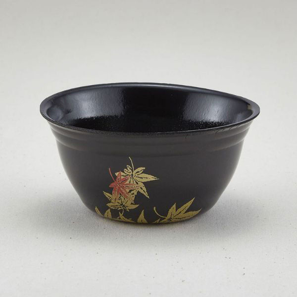 青葉紙業 どんぶり容器 D-6 もみじ内黒 本体 1000枚(50枚×20) 206019 1ケース(1000枚入(50枚×20袋))（直送品）