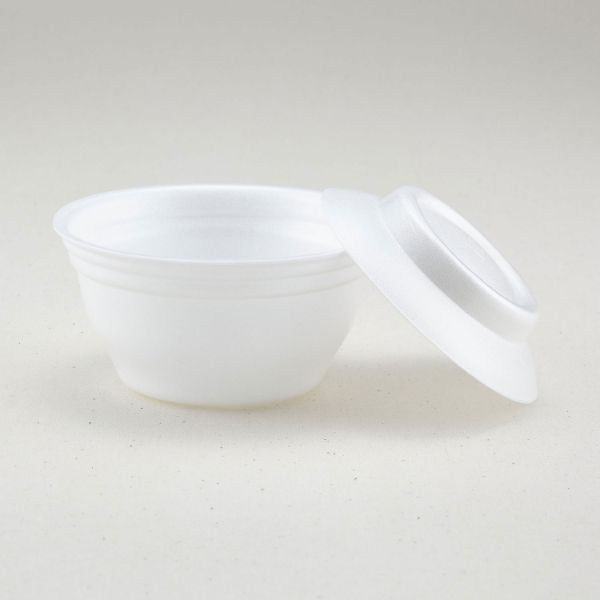 青葉紙業 どんぶり容器 D-6(蓋付)白 800枚(50枚×16) 206151 1ケース(800枚入(50枚×16袋))（直送品）