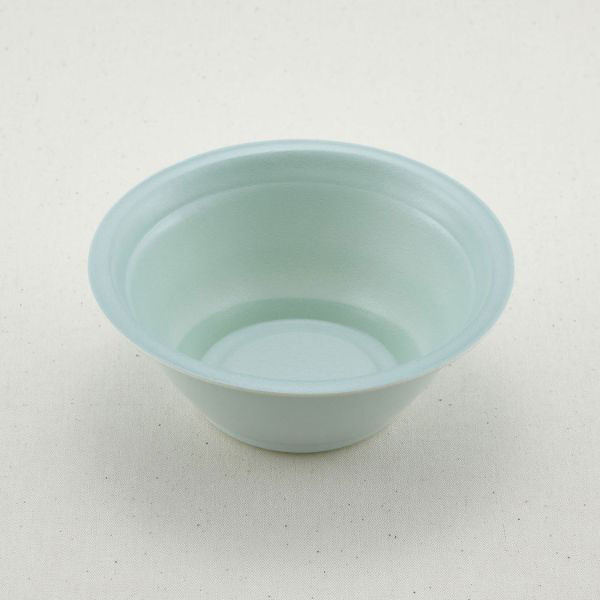 青葉紙業 麺容器 ラーメン 小(本体)耐熱青磁(600) 600枚(50枚×12) 221342 1ケース(600枚入(50枚×12袋))（直送品）