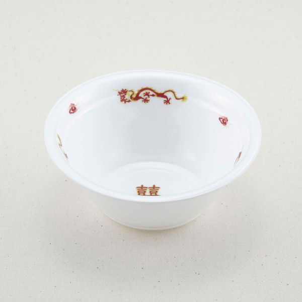 青葉紙業 麺容器 ラーメン 小(本体)龍 600枚(50枚×12) 221328 1ケース(600枚入(50枚×12袋))（直送品）