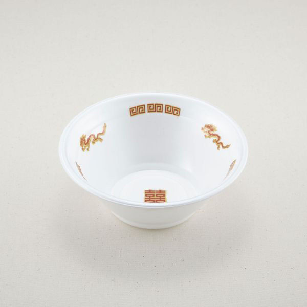 青葉紙業 麺容器 ラーメン 中(本体)中華 450枚(50枚×9) 221701 1ケース(450枚入(50枚×9袋))（直送品）