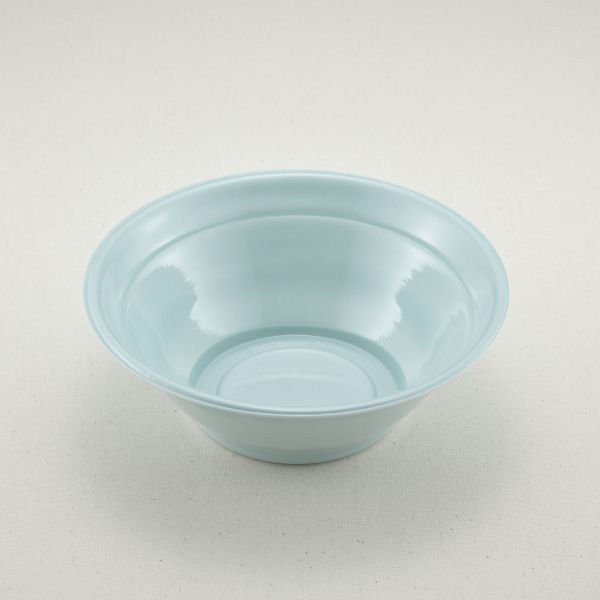 青葉紙業 麺容器 ラーメン 大(本体)青磁 400枚(50枚×8) 221729 1ケース(400枚入(50枚×8袋))（直送品）