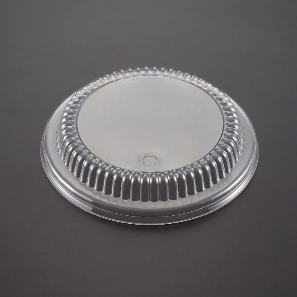 青葉紙業 丸丼容器　まるざら 165(蓋)透明　600枚(100枚×6) 222230（直送品）