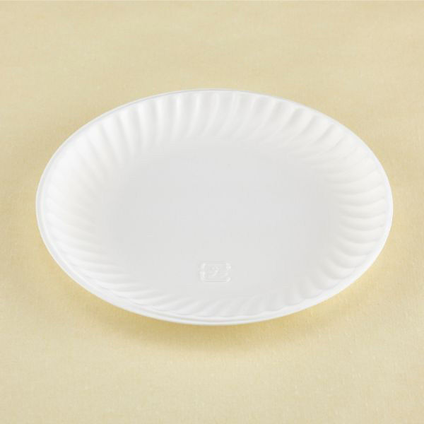 青葉紙業 丸皿 取り皿 大 白 1000枚(100枚×10) 226101 1ケース(1000枚入(100枚×10袋))（直送品）