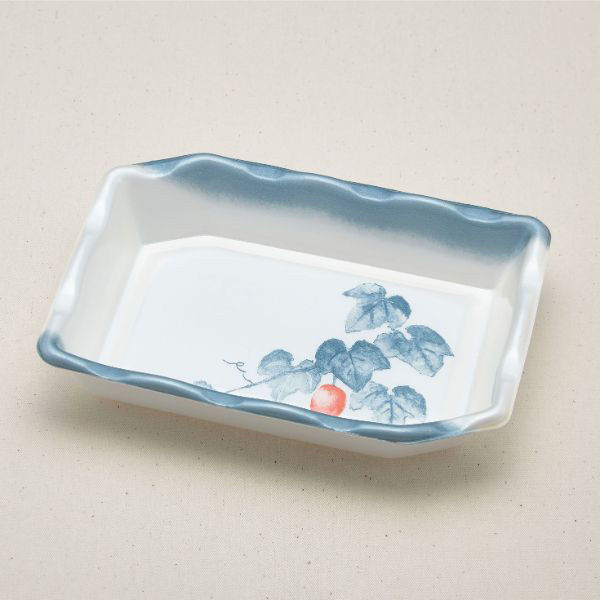 青葉紙業 刺身容器 すみきり皿 4 からすうり 800枚(50枚×16) 236427 1ケース(800枚入(50枚×16袋))（直送品）