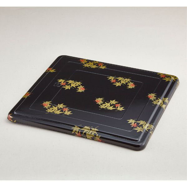 青葉紙業 仕出し容器 会席折 中(蓋)もみじ 240枚(20枚×12) 257118 1ケース(240枚入(20枚×12袋))（直送品）