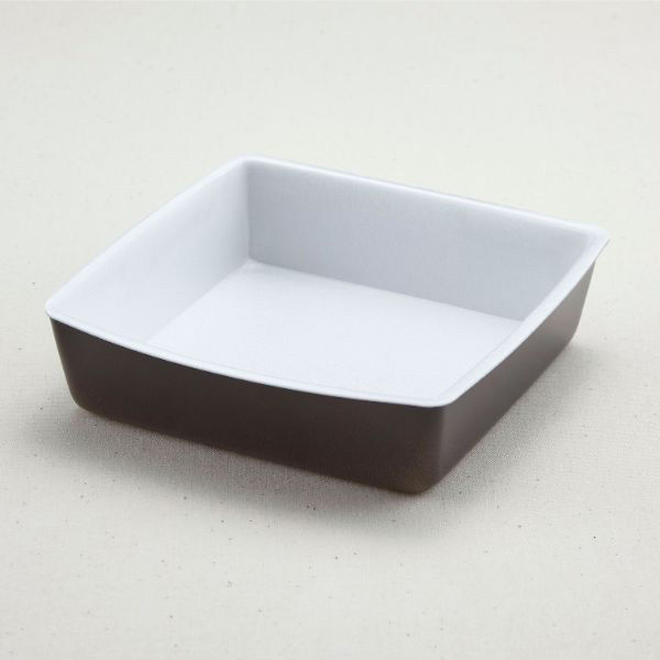 青葉紙業 角丼容器 角折 40 本体 黒 内白 900枚(50枚×18) 270008 1ケース(900枚入(50枚×18袋))（直送品）