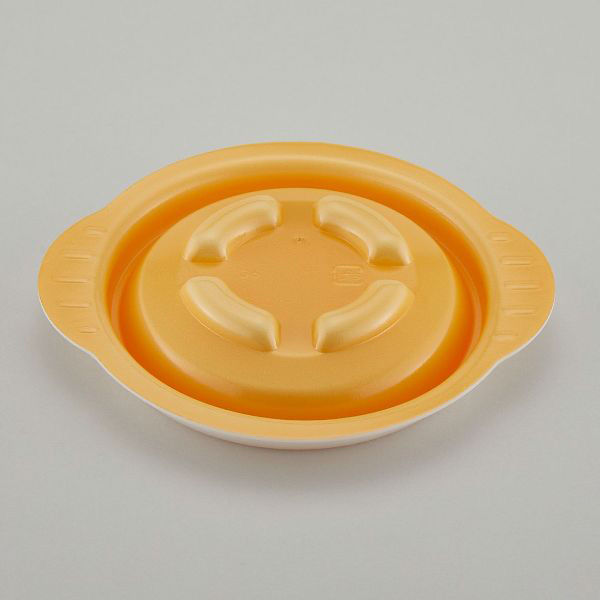 青葉紙業 麺・スープ容器 KD-145 蓋 金茶 600枚(50枚×12) 272362 1ケース(600枚入(50枚×12袋))（直送品）