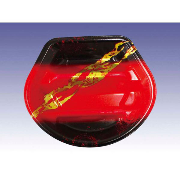 デンカポリマー 惣菜容器 夢扇10本体 天河 600枚(50枚×12) 53673 1ケース(600枚入(50枚×12袋))（直送品）