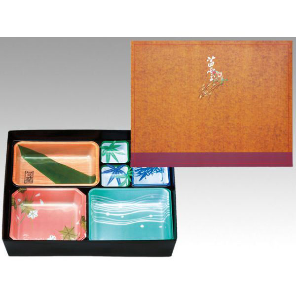 アヅミ産業 仕出弁当 AS-110-C 茜雲 セット 100枚(1枚×100) 905059 1ケース(100セット入)（直送品） 26,114円