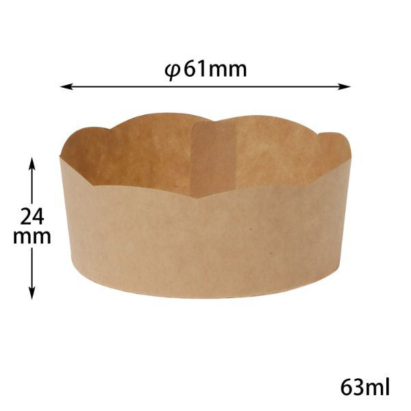 菓子容器 Mカップ茶 伊藤景パック　2500枚(100枚×25) 9115442　伊藤景パック産業（直送品）