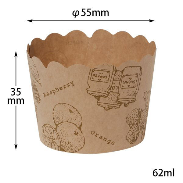 菓子容器 NP-6F(50H) フルーツ 伊藤景パック　2500枚(100枚×25) 9132970　伊藤景パック産業（直送品）