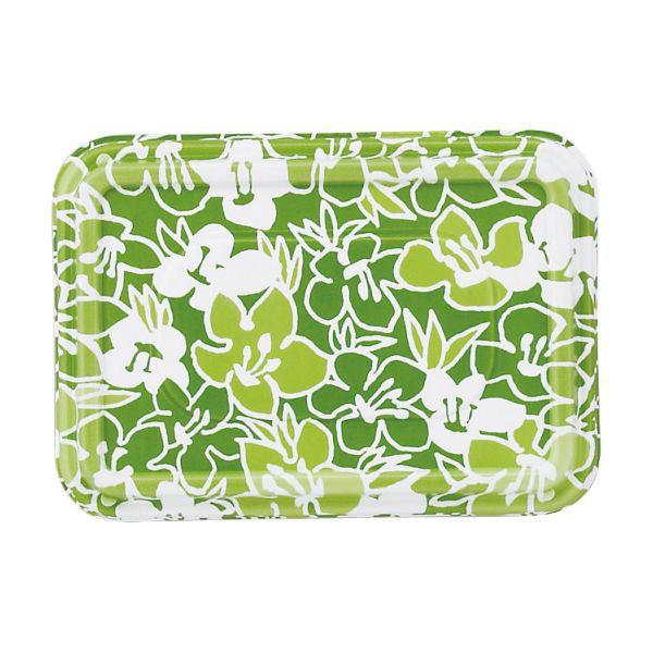 アヅミ産業 弁当容器 AT-100 蓋 花G 900枚(100枚×9) AT100FFG-1 1ケース(900枚入(100枚×9袋))（直送品）