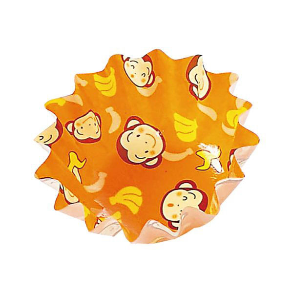 フィルムケース (K)COCO・CASE 丸型5号 オレンジ さる 30000枚(500枚×60) CCYMARU5OM（直送品）