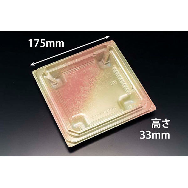 丼・重 バイオデリカ 枠重 175B K-しきおり桃　900枚(50枚×18) RHBN704　リスパック（直送品）