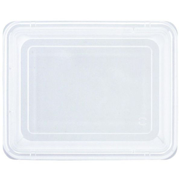 アヅミ産業 弁当容器 T-25-19 蓋 透明 600枚(50枚×12) T25-19FT 1ケース(600枚入(50枚×12袋))（直送品）