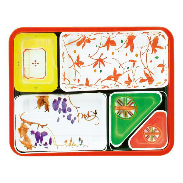 アヅミ産業 弁当容器 T-80-60-B2 800枚(50枚×16) T80-60M-B2-1 1ケース(800枚入(50枚×16袋))（直送品）