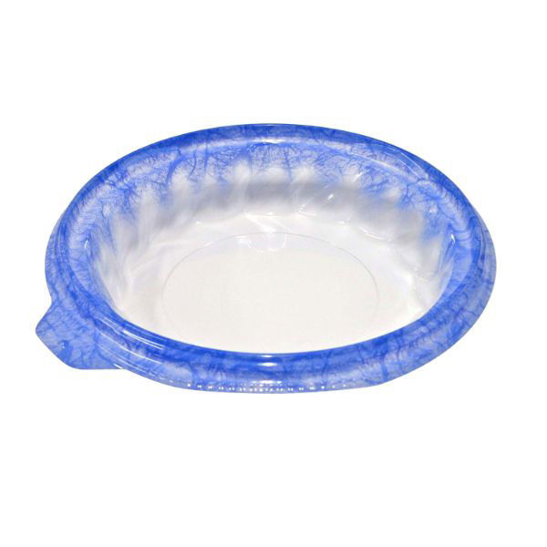 麺・スープ容器 TPライトボウル-195本体浅E 和紙青 1200枚(50枚×24) 45873 1ケース(1200枚入(50枚×24袋))（直送品）