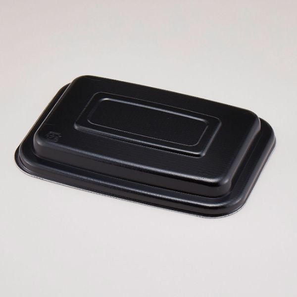 青葉紙業 弁当容器 BT-1 蓋 NDくろ 600枚(50枚×12) 272213 1ケース(600枚入(50枚×12袋))（直送品）